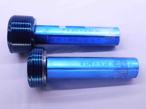 2 1/8 8 UN 2B THREAD PLUG GAGE 2.125 2.1250 GO NO GO P.D.'S = 2.0438 & 2.0540 - DW9736BU