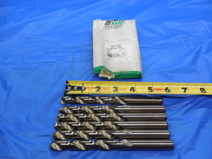 6PCS NEW PRECISION 11.5 mm BRONZE OXIDE COBALT JOBBER TWIST DRILL BIT (.453") - DW9816BU