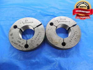 1 5/8 18 NEF 2 LEFT HAND THREAD RING GAGES 1.625 GO NO GO PDS= 1.5889 & 1.5833  - DW9871BHTX