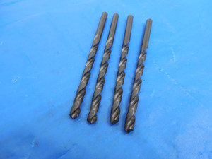 4PCS CLEVELAND #15 HSS-E TWIST DRILL BIT 0.178 SHANK 2" LOC 3 1/2 OAL CLE-MAX - MS2362BU