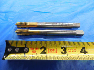 2PCS OSG M10 X 1.25 6H HSE TiN COATED SPIRAL POINT TAP COOLANT THRU 3 FLUTE 10 - DW9950BU