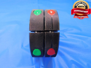 NEW 1 1/4 12 UNF 3A THREAD RING GAGES 1.25 GO NO GO P.D.'S = 1.1959 & 1.1913 - JF3884MJ