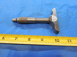MILLERS FALLS NO. 31 MICROMETER DEPTH GAUGE MADE IN USA INSPECTION MEASURING - MS2684BU