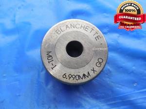6.990 CLASS X CARBIDE PLAIN BORE RING GAGE 7.000 -.010 UNDERSIZE 7 mm .2752 6.99 - DW10250BU