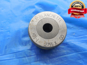 .2755 CLASS X CARBIDE PLAIN BORE RING GAGE .2813 -.0058 UNDERSIZE 9/32 7 mm - DW10256BU
