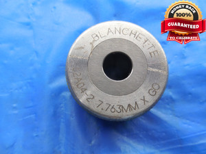7.763 CLASS X CARBIDE PLAIN BORE RING GAGE 8.000 -.237 UNDERSIZE 8 mm .3056 - DW10249BU