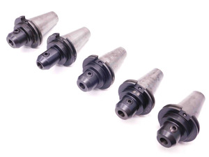 5pcs LOT OF CAT50 3/4 I.D. SOLID END MILL TOOL HOLDERS .75 VARIOUS PROJECTIONS - MS2774BU