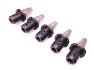 5pcs LOT OF CAT50 1 1/4 I.D. SOLID END MILL TOOL HOLDERS 1.25 4" PROJECTIONS - MS2763BU