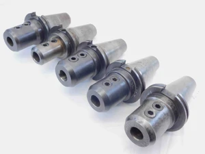 5pc LOT OF CAT50 1" I.D. SOLID END MILL TOOL HOLDER 4" PROJECTION 1.0 1.0000 - MS2773BU