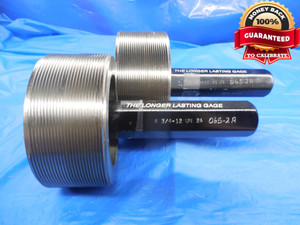 4 3/4 12 UN 2A SET THREAD PLUG GAGE 4.75 GO NO GO P.D.'S = 4.6939 & 4.6872 4.750 - DW10298BHTX
