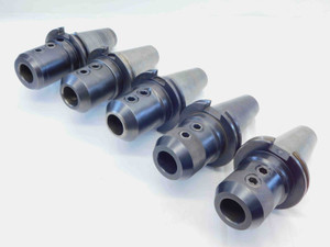 5pc LOT OF CAT50 1 1/4 I.D. SOLID END MILL TOOL HOLDER 1.25 1.2500 4" PROJECTION - MS2821BU