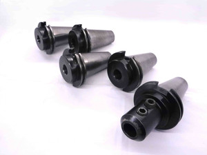 5 PC LOT OF 1" ID SOLID END MILL TOOL HOLDERS 1.375 (X4) & 4" PROJECTIONS 1.0 - MS2815BU