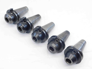 5pc LOT OF CAT40 3/4 ID SOLID END MILL TOOL HOLDERS .75 STUB 1 3/4" PROJECTION - MS2819BU