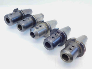 5pc LOT OF CAT50 1 1/4 ID SOLID END MILL TOOL HOLDER 1.25 1.2500 4" PROJECTION - MS2814BU
