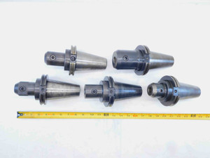 5pc LOT OF CAT50 3/4 ID SOLID END MILL TOOL HOLDER .75 3 3/4 PROJECTION LENGTH - MS2818BU