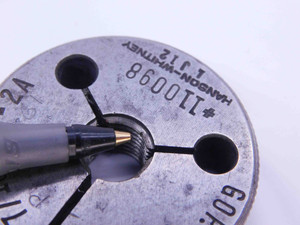 7/16 20 UNF 2A THREAD RING GAGES .4375 GO NO GO P.D.'S = .4037 & .3995 CHECK - DW10365BU