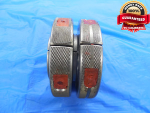 1 7/8 4 NS 2 THREAD RING GAGES 1.875 4.0 GO NO GO P.D.'S = 1.7126 & 1.7008 CHECK - DW10384BU