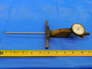 MUELLER GAGE SERIES 700 GROOVE LOCATION & DEPTH GAGE .0005" GRADUATION W/ CASE - MS2971BU