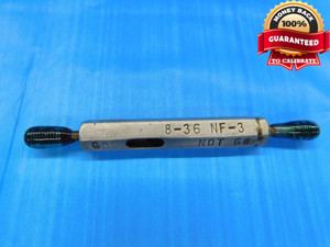 8 36 NF 3 THREAD PLUG GAGE #8 .164 GO NO GO P.D.'S = .1460 & .1478 UNF-3 CHECK - DW10473RD