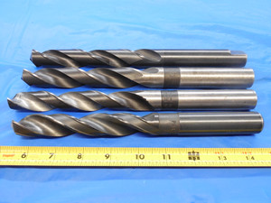 4PCS HSS TWIST DRILL BITS 27/32 55/64 57/64 29/32 .84375 .859375 .890625 .90625 - MS3313BU