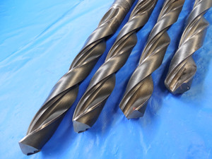 4PCS F.B. TOOLS HSS TWIST DRILL BITS 27/32" 55/64" 29/32" .84375 .859375 .90625 - MS3302BU