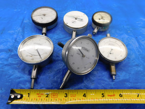 LOT OF 6 FOWLER / MUELLER GAGES DIAL INDICATOR BORE GAGE FOR PARTS / REPAIR - MS3731BU