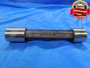 1.2308 & 1.2314 CL X PIN PLUG GAGE GO NO GO 1.2344 -.0030 1 15/64 31.262 mm   - DW11207HX