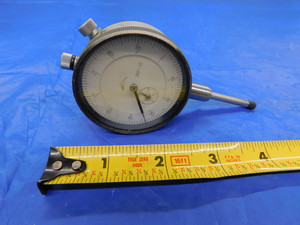 DIAL INDICATOR .001" - 1.0" RANGE SHOCKPROOF INSPECTION GAGING MACHINIST TOOL - MS3878BU
