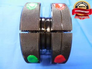 NEW 1 1/4 8 UN 3A THREAD RING GAGES 1.25 1.250 GO NO GO P.D.'S = 1.1688 & 1.1635 - JF3901MJ