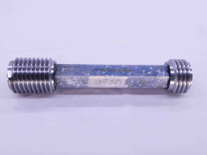 1 1/4 7 UNC 2B THREAD PLUG GAGE 1.25 1.250 GO NO GO P.D.'S = 1.1572 & 1.1668 - DW1677BURL