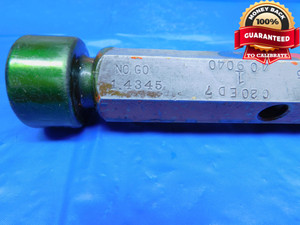 1.4335 & 1.4345 PIN PLUG GAGE GO NO GO 1.4375 -.0030 1 7/16 36.411 mm   - JR0121AC1