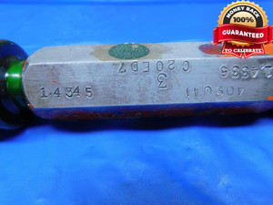 1.4335 & 1.4345 PIN PLUG GAGE GO NO GO 1.4375 -.0030 1 7/16 36.411 mm   - JR0124AC1
