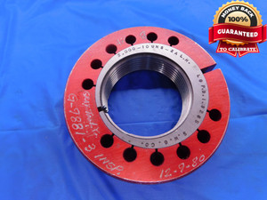 2" 10 UNS 2A LEFT HAND THREAD RING GAGE 2.0 NO GO ONLY P.D. = 1.9265 L.H. 2.00 - DW11609AA1