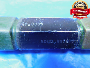 .6865 & .6878 MASTER PLAIN BORE RING GAGE .6875 +.0003 11/16 17.437 mm   - JR0214AC1
