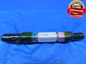 .4925 & .4935 PIN PLUG GAGE GO NO GO .5000 -.0065 UNDERSIZE 1/2 12.535 mm   - JR0249AC1