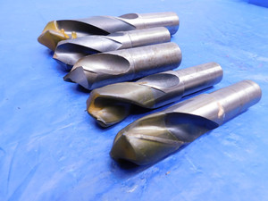 5PCS PRECISION HSS TWIST DRILL BITS 1 1/8" 1 5/16" 1 9/32" 1 5/8" PTD - MS4324AE1