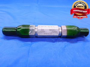 .4985 & .5005 PIN PLUG GAGE GO NO GO .5000 +.0005 OVERSIZE 1/2 12.713 mm   - MB0760AC1