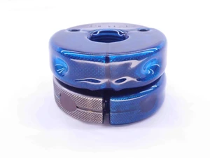 1" 14 UNF 3A THREAD RING GAGES 1.0 1.00 1.000 GO NO GO P.D.'S = .9536 & .9494 - DW11743BU