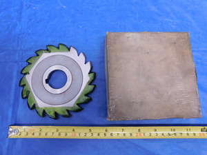 NEW NIAGARA CUTTER 5" O.D. X 5/16 D/C HSS SLOT CUTTER 1 1/4 PILOT 3/8 KEY 5.0 - MS4539LVR