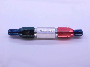 7/16 14 NC 2 THREAD PLUG GAGE .4375 GO NO GO P.D.'S = .3911 & .3960 UNC-2 CHECK - DW10469RDRL