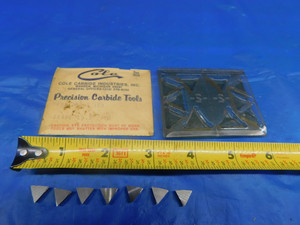 7PCS NEW COLE 8631089 T 162 SD3 CARBIDE TURNING INSERTS INDEXABLE - AR0771LVR