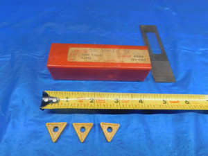 3PCS NEW CLEVELAND TNMG 434-41 62292 CTC50 TiN COATED CARBIDE TURNING INSERTS - AR0768LVR