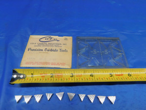 10PCS NEW COLE 8631089 T 161 SD 3 CARBIDE TURNING INSERTS INDEXABLE - AR0773LVR