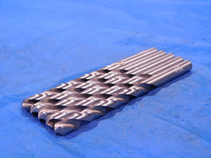 5PCS CHICAGO-LATROBE SIZE J HSS JOBBER TWIST DRILL BIT .2770" SHANK 2 3/4 LOC - MB 1507LVR
