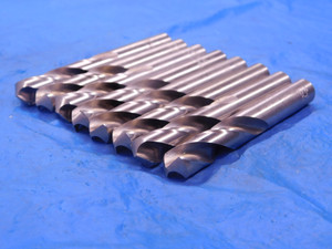 8PCS CHICAGO-LATROBE 7/16 HSS JOBBER TWIST DRILL BIT 2 1/8 LOC 3 5/8 OAL .4375 - MB 1508LVR