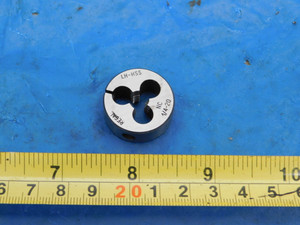 REGAL 1/4-20 NC LEFT HAND LH 1" O.D. HSS ROUND ADJUSTABLE DIE SPLIT & SCREW DIE - JH1739LVR