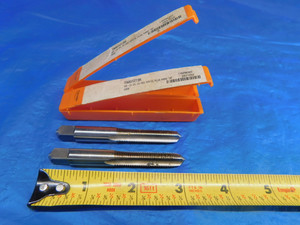 2PC HERTEL 3/8 24 HSS PLUG TAP 3 STRAIGHT FLUTE .375 GH3 H3 C2811 3/8-24 - AR0985LVR
