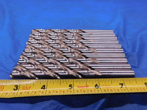 10PCS CHICAGO-LATROBE 3/8 HSS JOBBER TWIST DRILL BIT 3 5/8 LOC 5 1/4 OAL .375 - MB1645LVR
