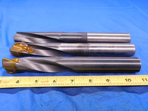 3PCS COOLANT THRU HSS TWIST DRILL BITS 15/16, 31/32, 63/64 DIA .9375 .984375 - MB1710LVR