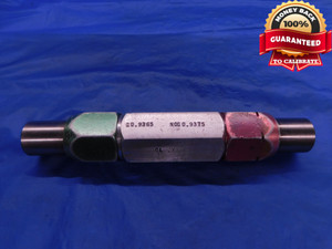 .9365 & .9375 CL X PIN PLUG GAGE GO NO GO ONSIZE 15/16 24 mm INSPECTION CHECK - DW12417AC1
